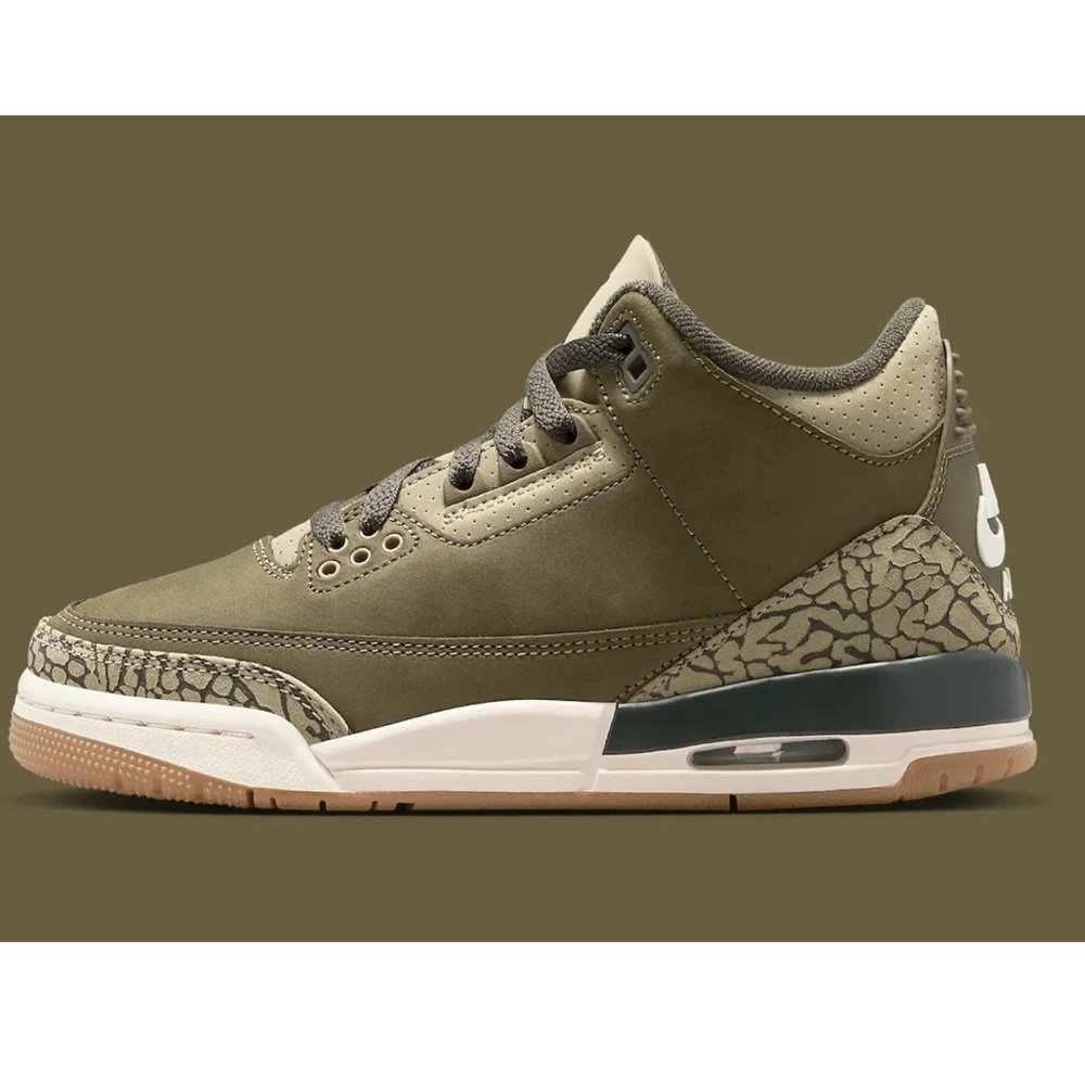 Nike Air Jordan 3 Retro Family Affair Medium Olive DM0967-202 GS New